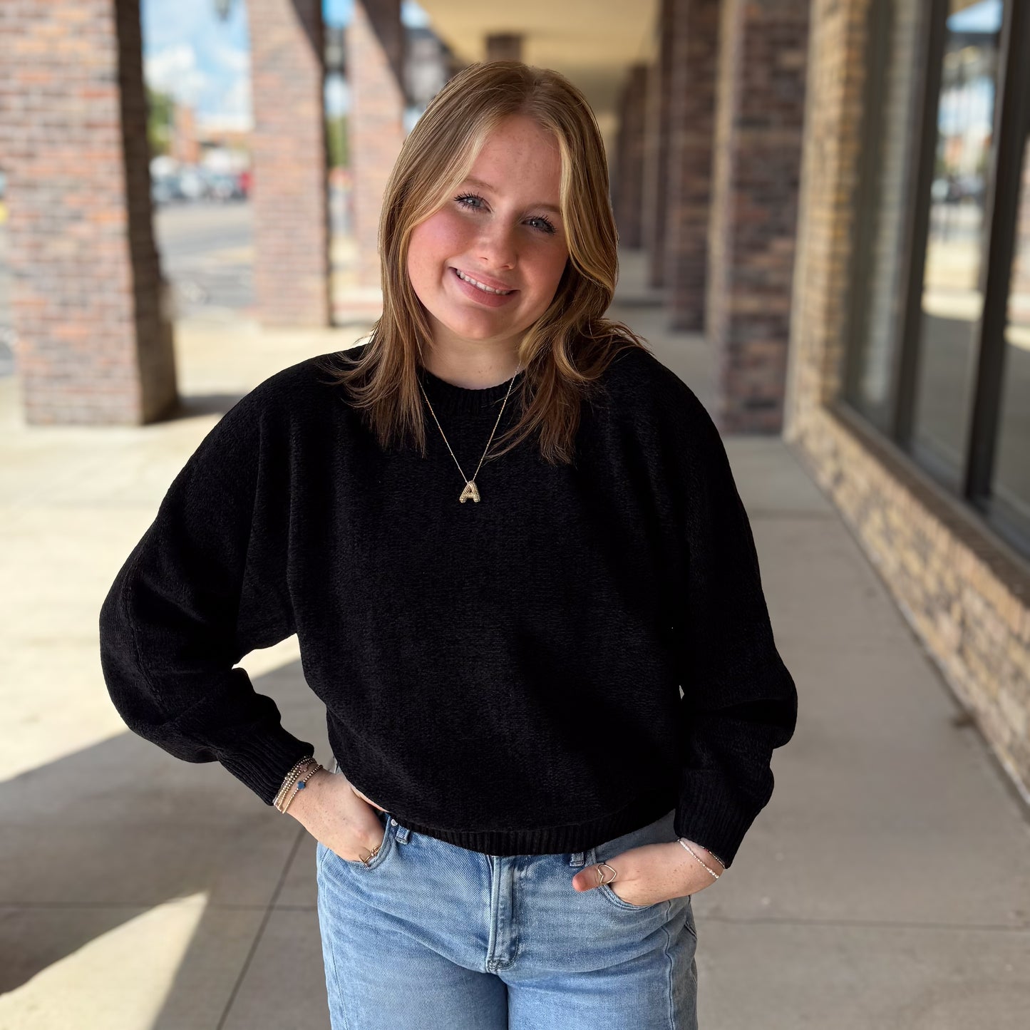 Soft & Cozy Cropped Sweater: 2 Colors