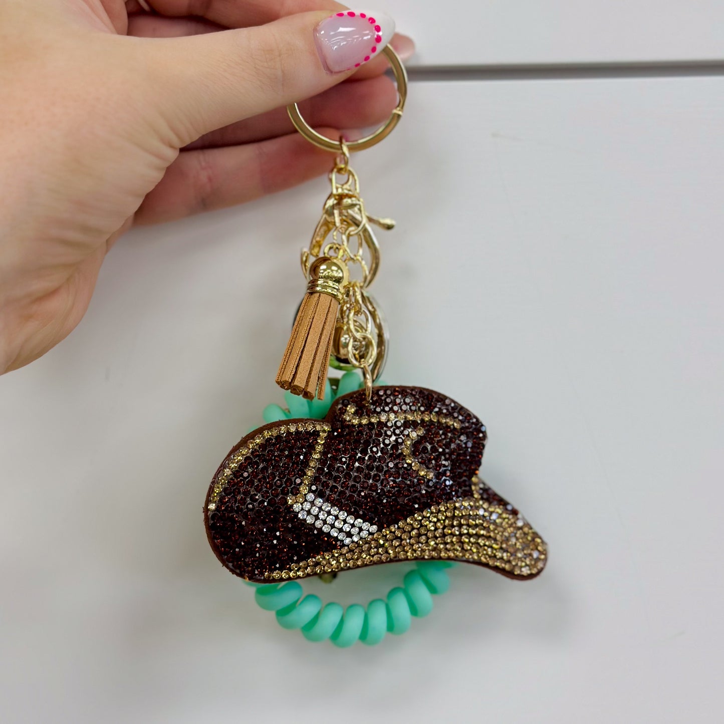 Yeehaw Cowgirl Keychain