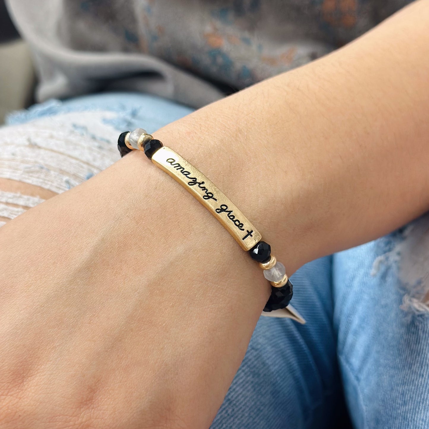 Black Amazing Grace Bracelet