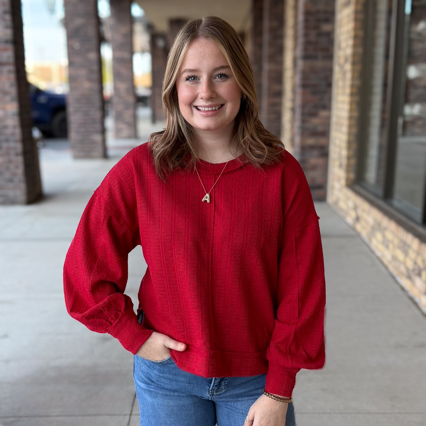 Solid Square Neck Everyday Top: 2 Colors