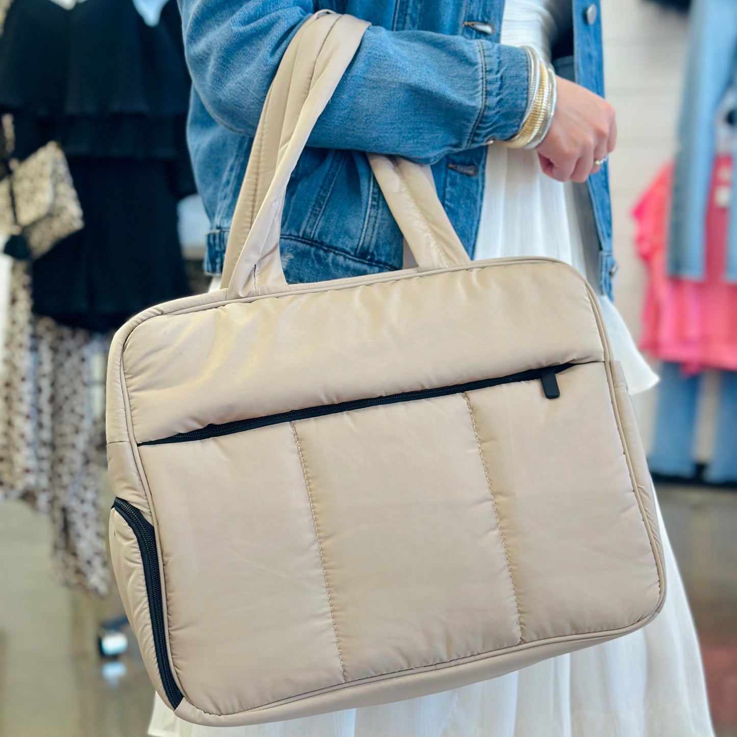 Travel Puffer Duffle Bag