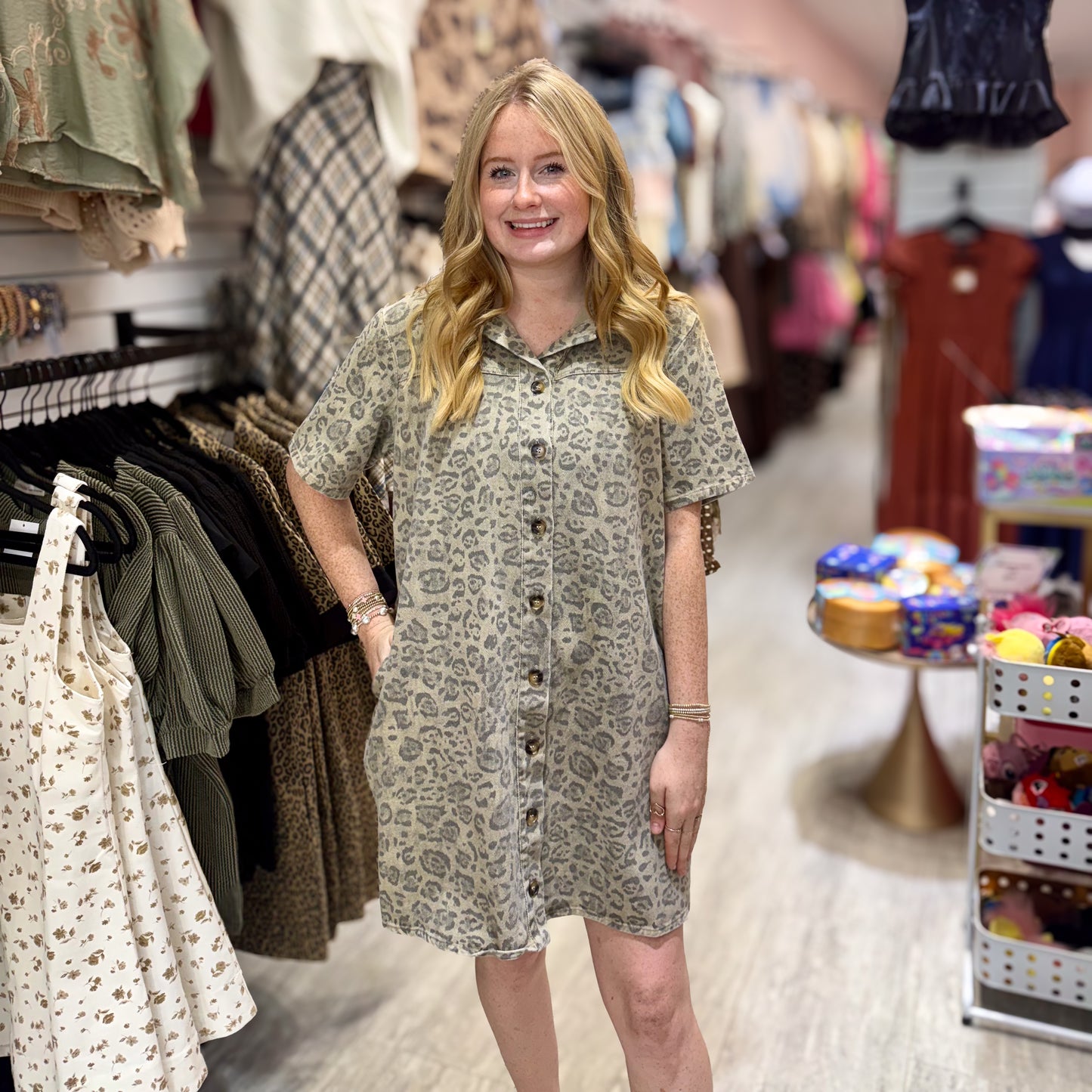 Falling for Leopard Dress
