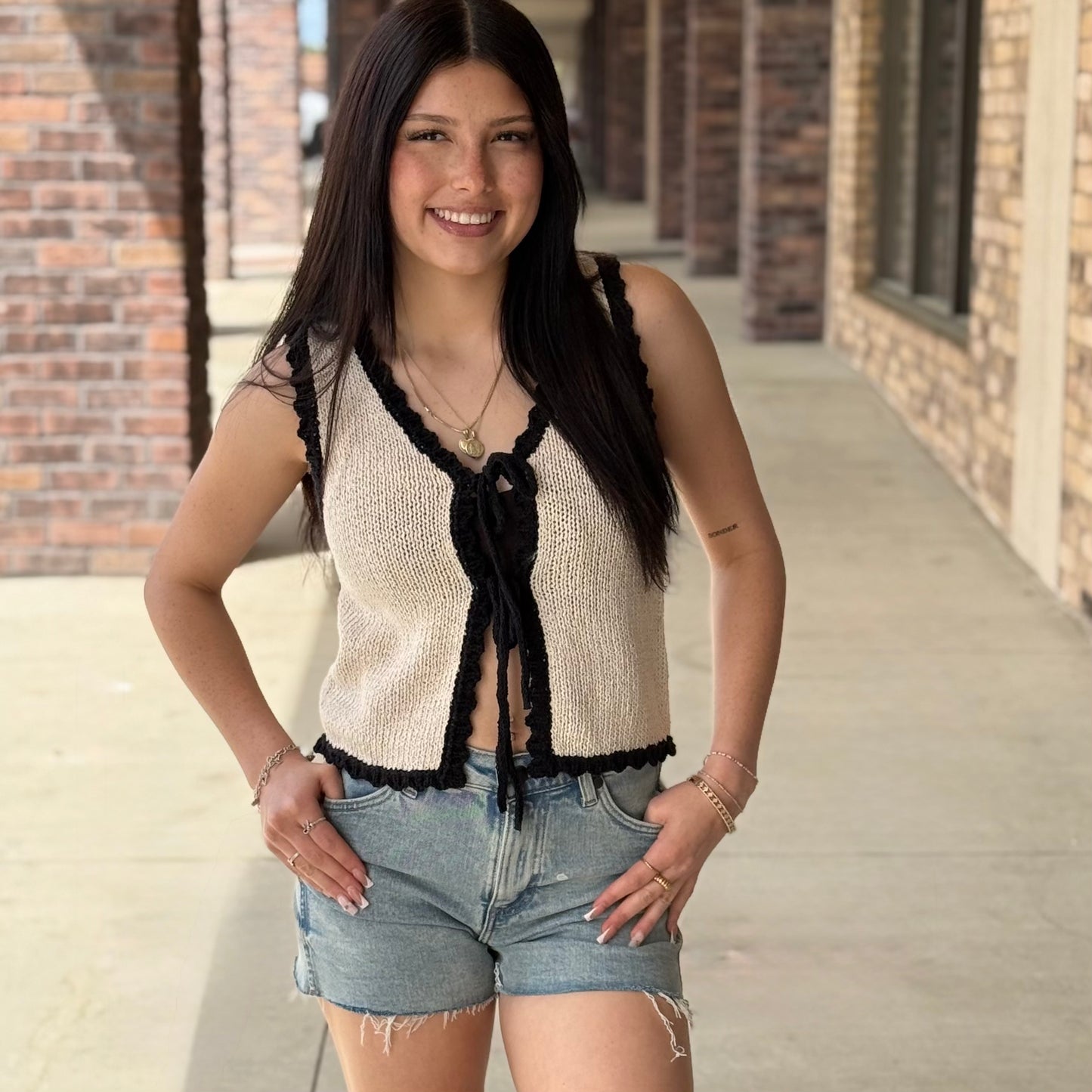 Summer Chic Sweater Vest