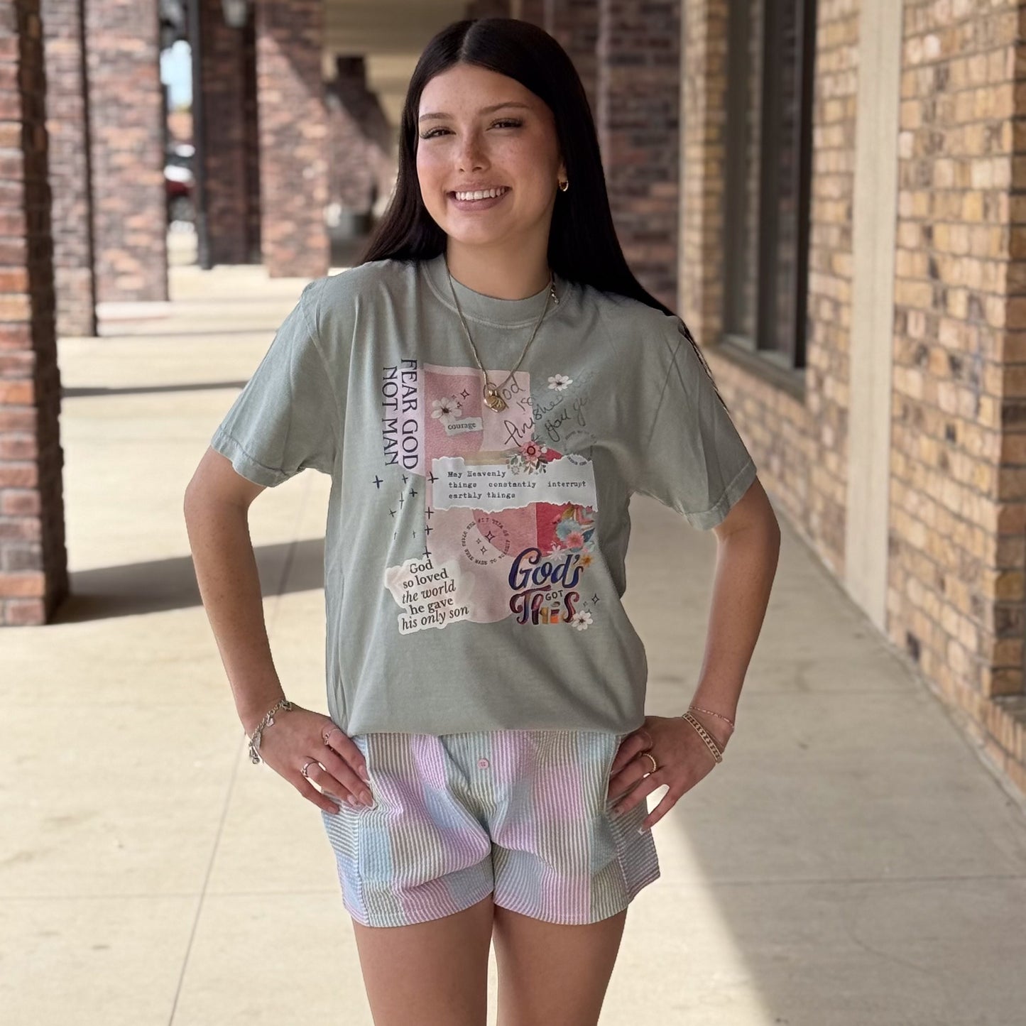 Inspirational Faith Collage Tee