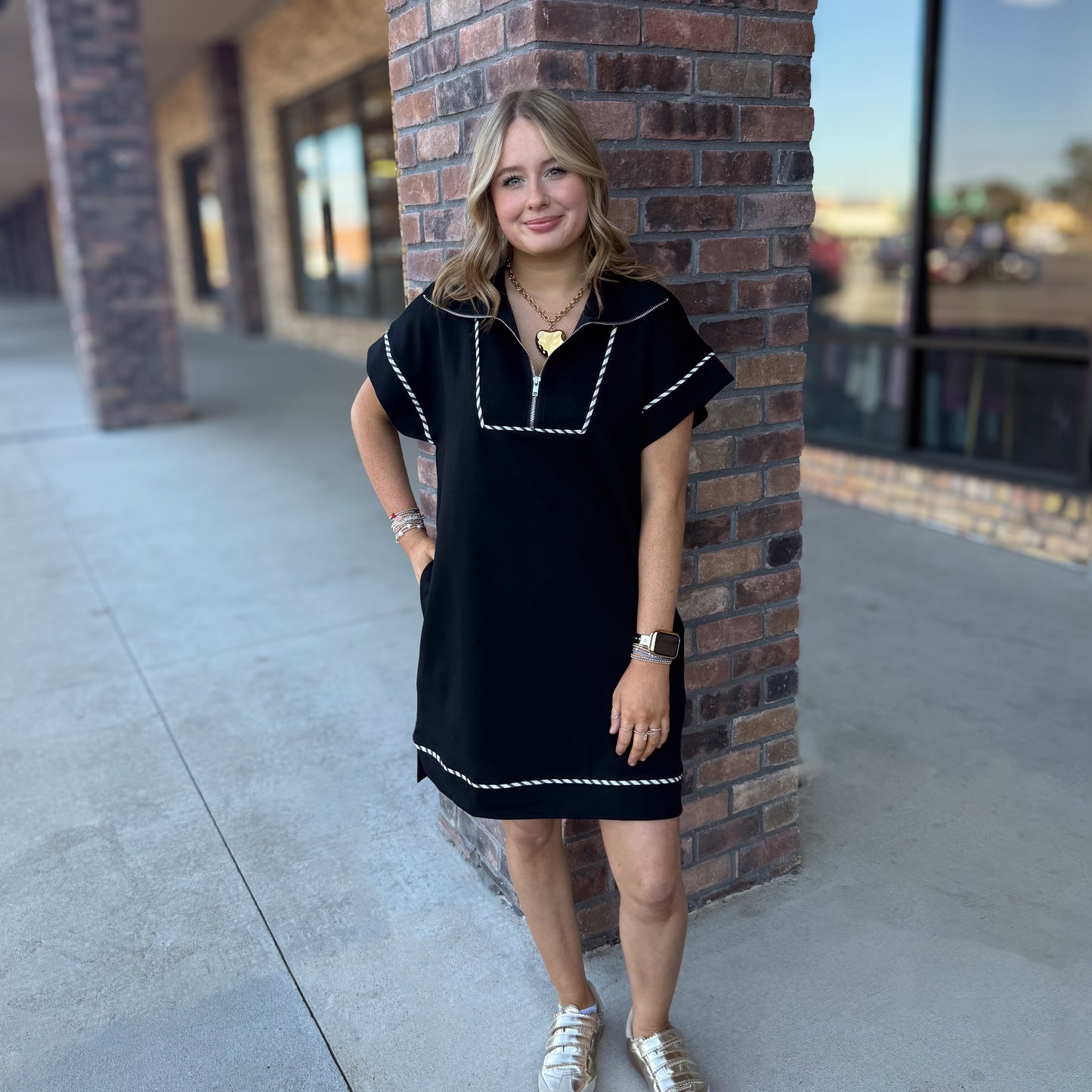 Comfort For Days Black Dress