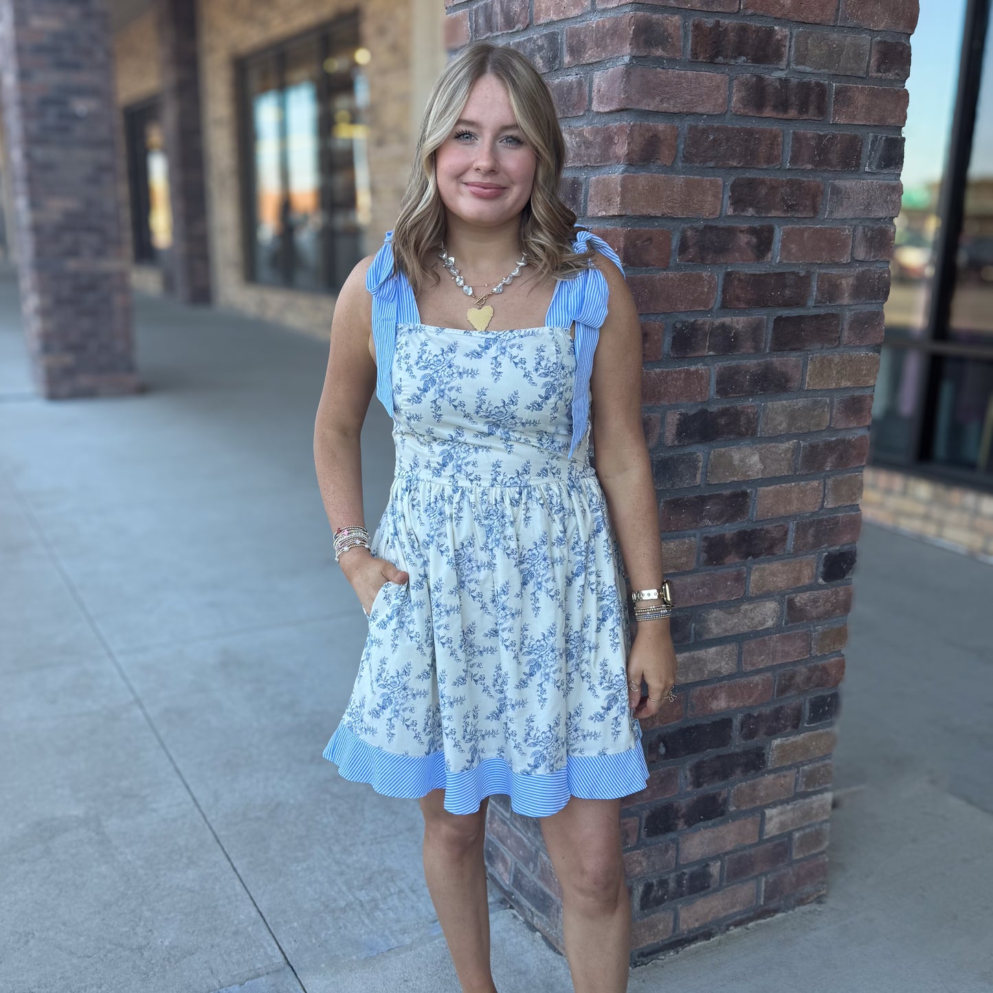 Blooming Blues Dress