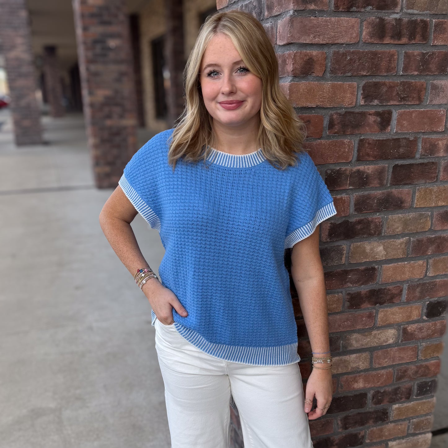 Summer Breeze Knit Top