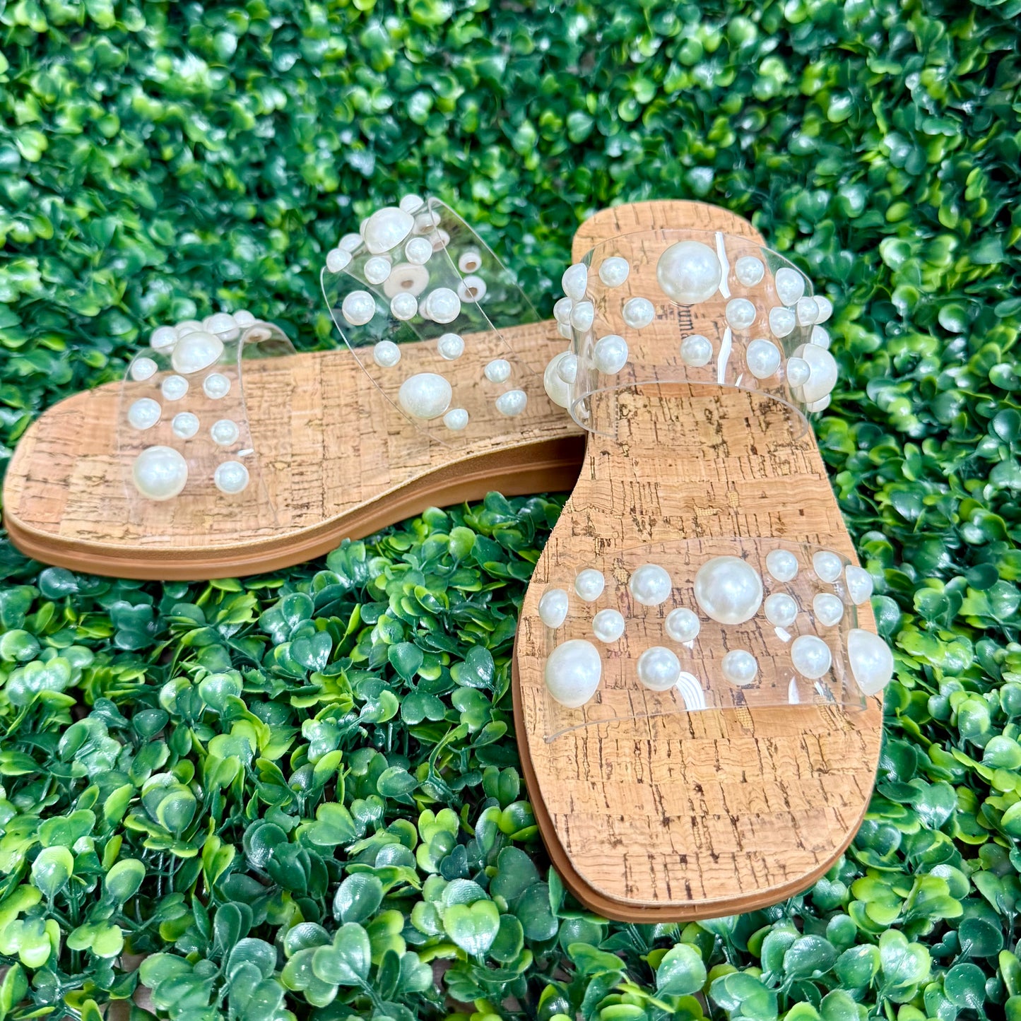 Clear Pearl Promise Sandal