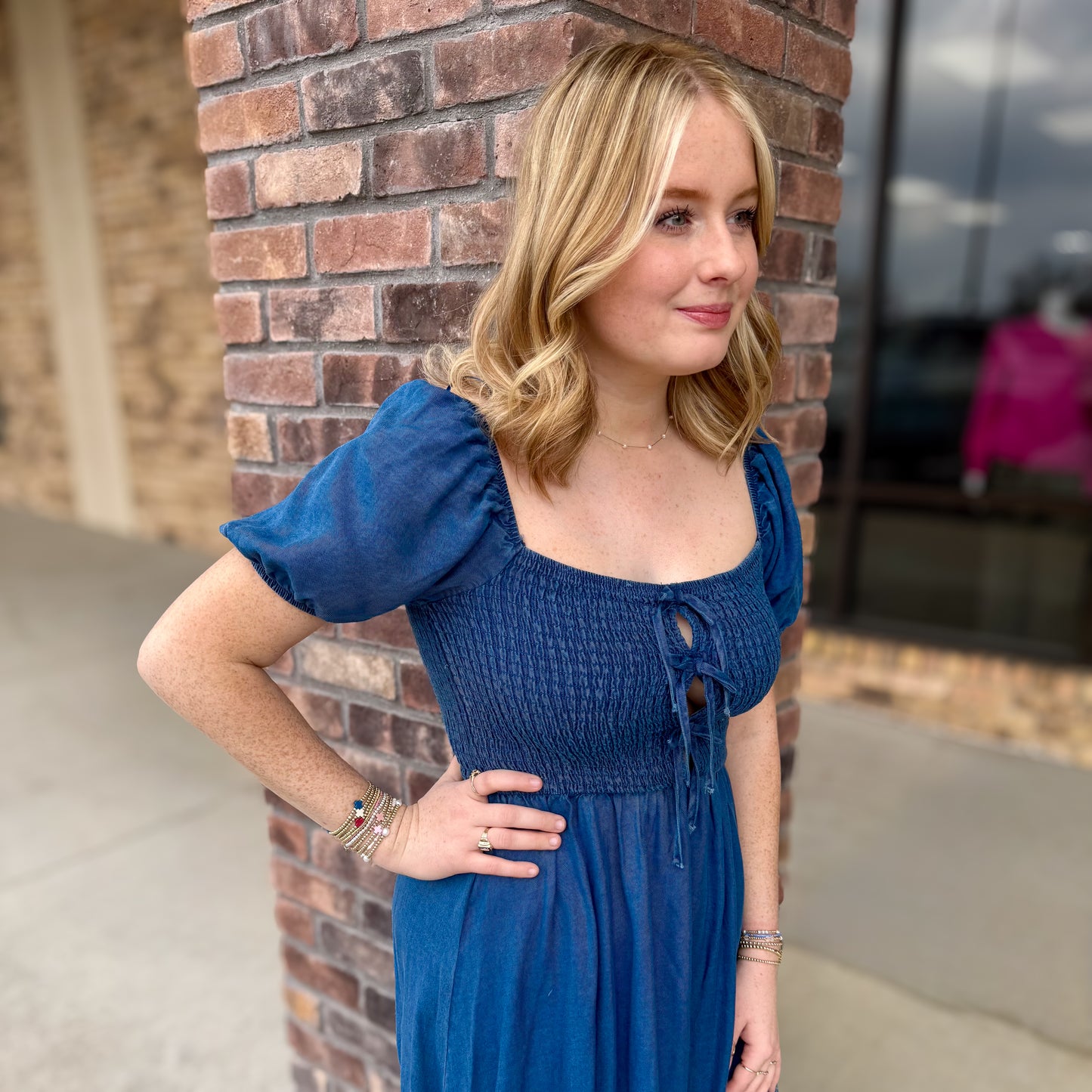 Brunch Meets Denim Dress