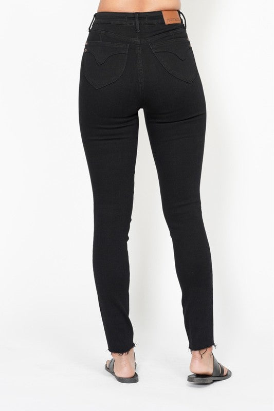 Judy Blue High Rise Tummy Control Shield Pocket Skinny