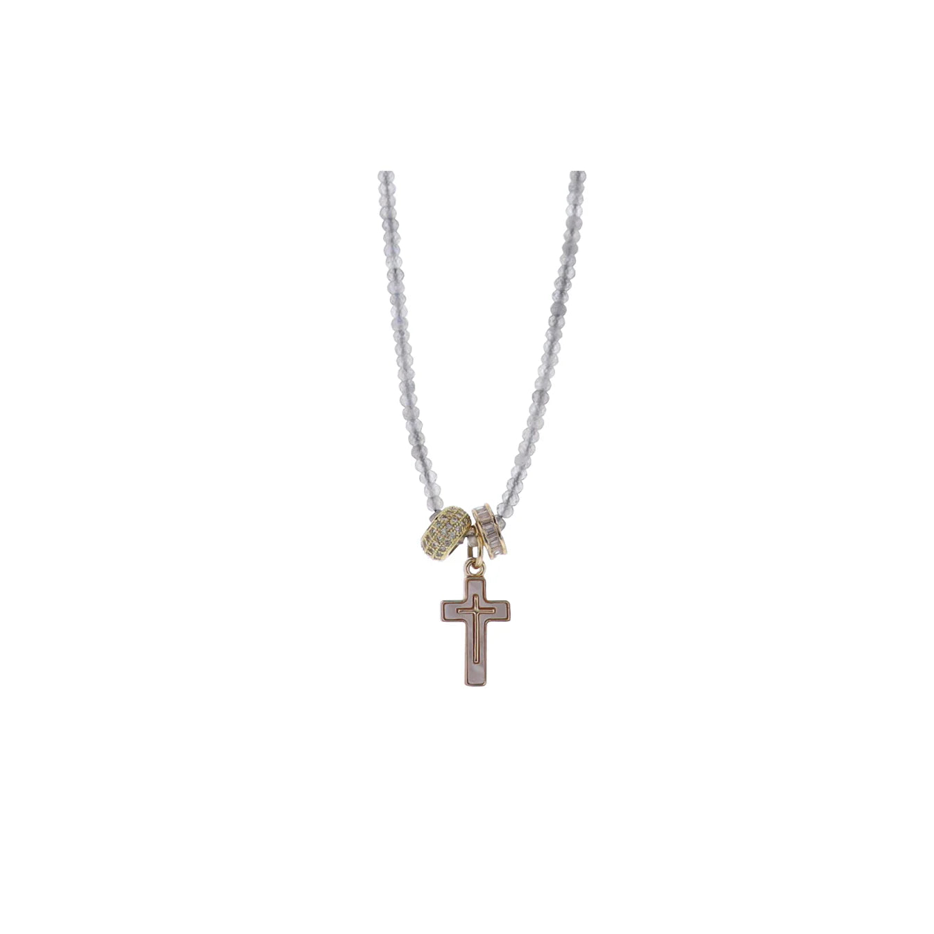 Beaded Cross Necklace