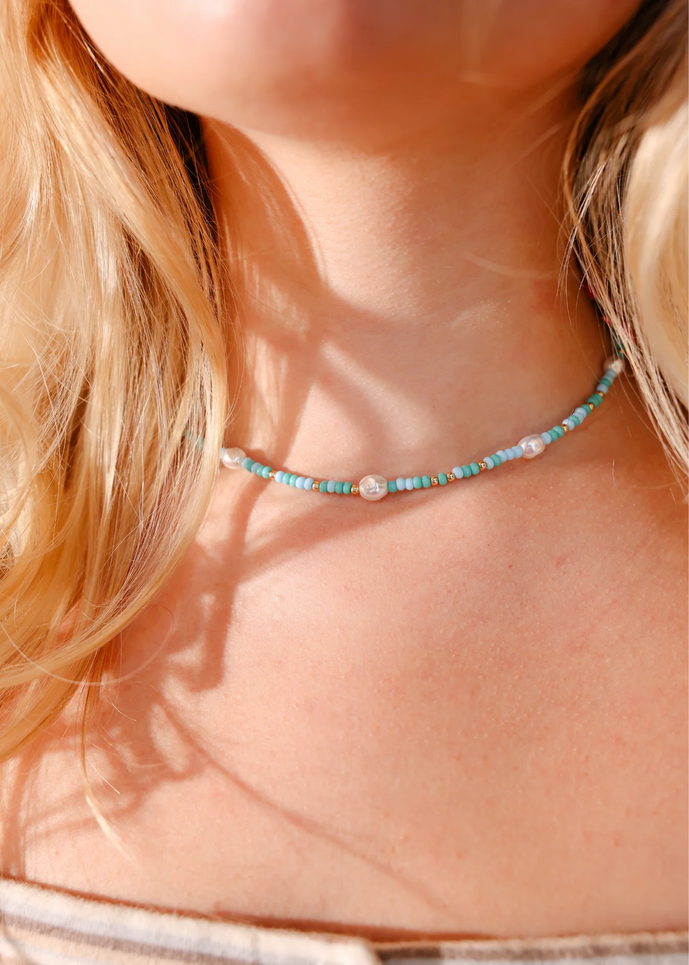 Beaded Blondes Poolside Necklace