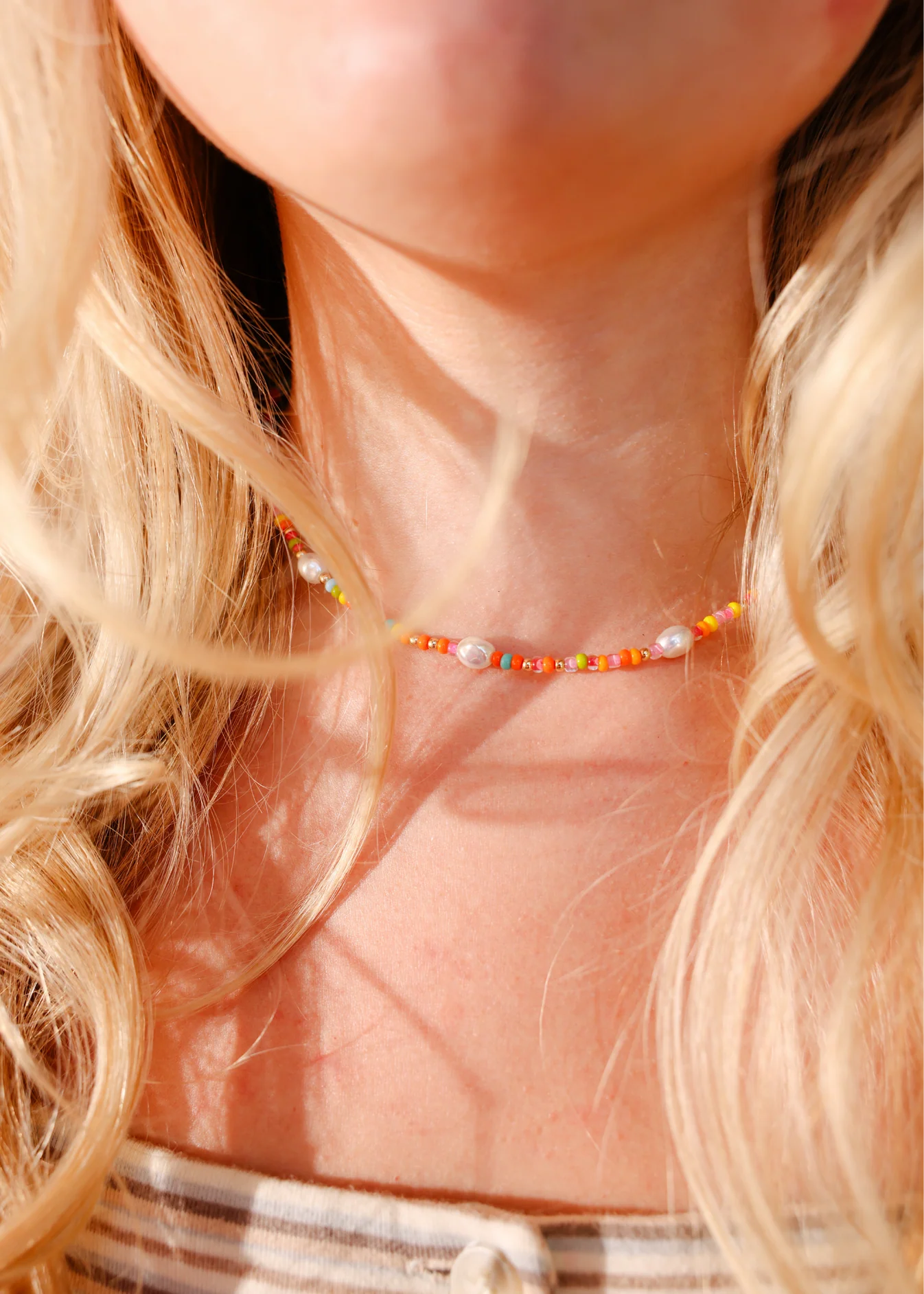 Beaded Blondes Snowcone Necklace