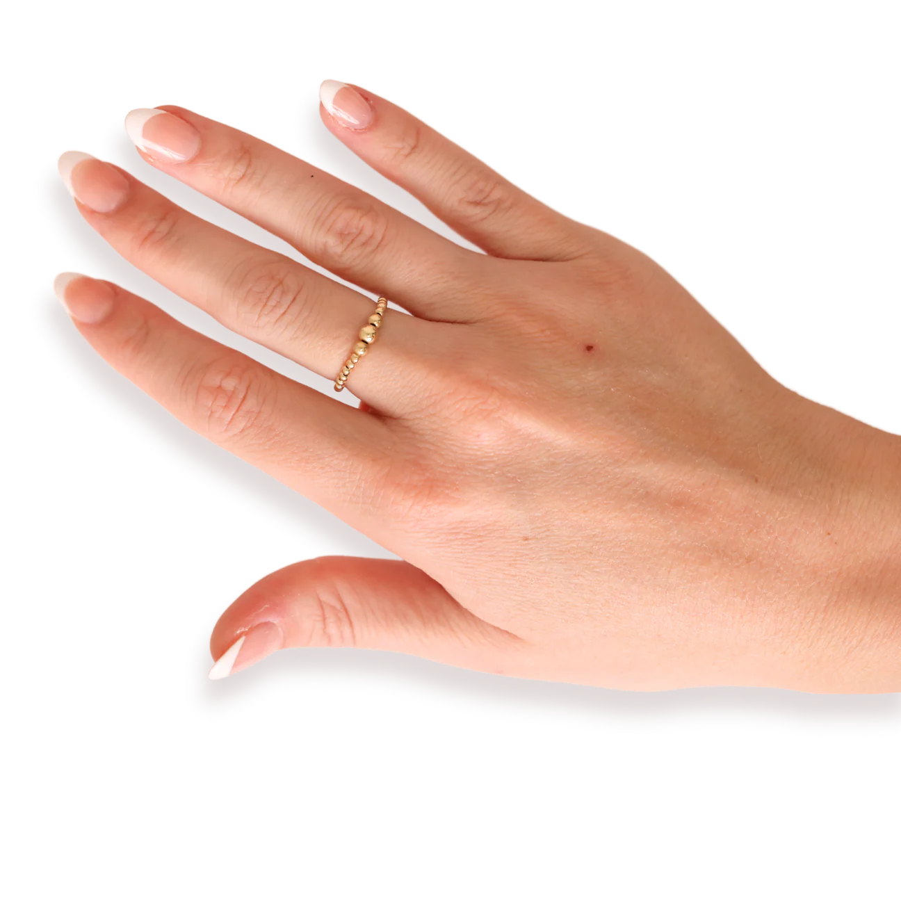 Beaded Blondes: Sutton Pearl Ring - Gold