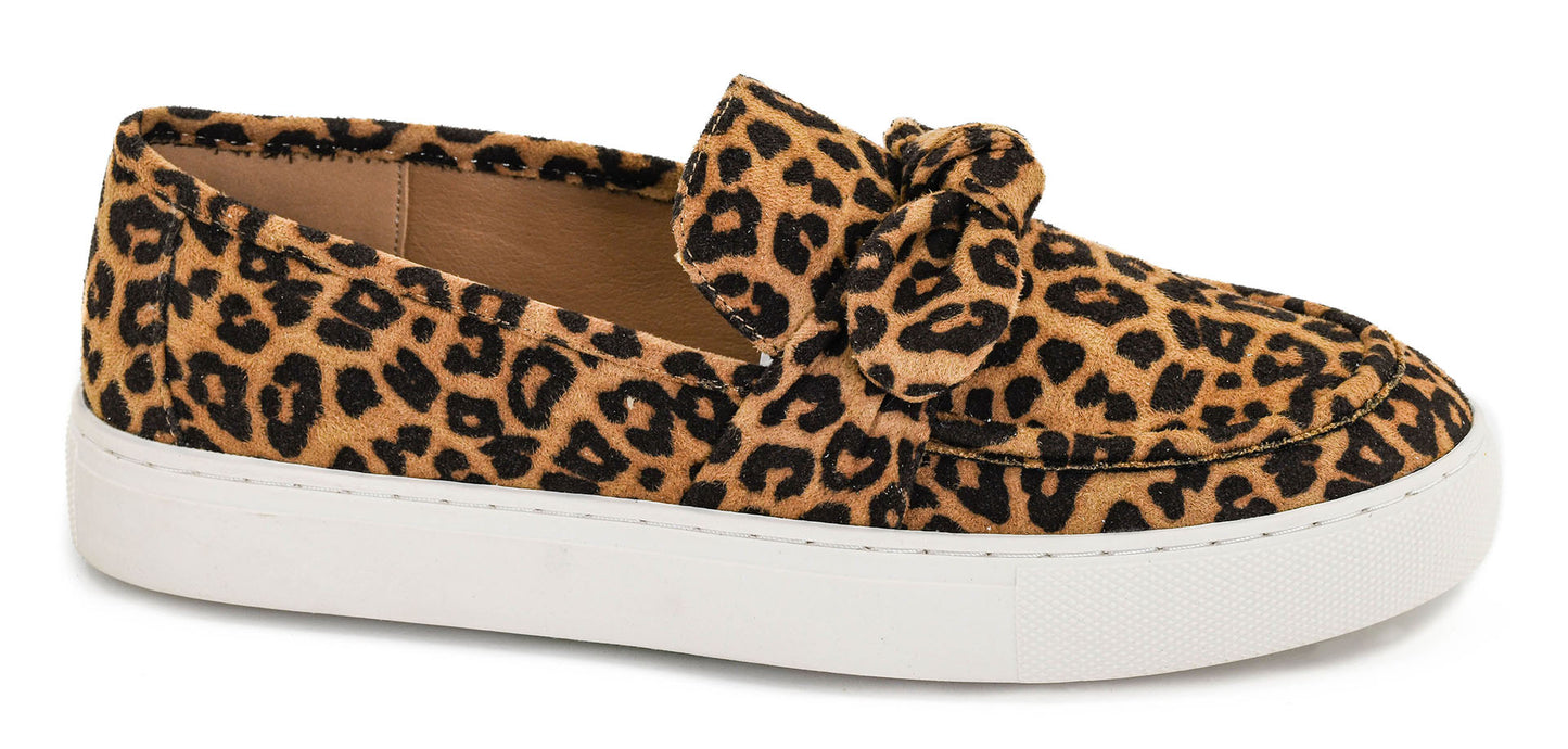 Corkys Why Knot Leopard Slide On Sneaker