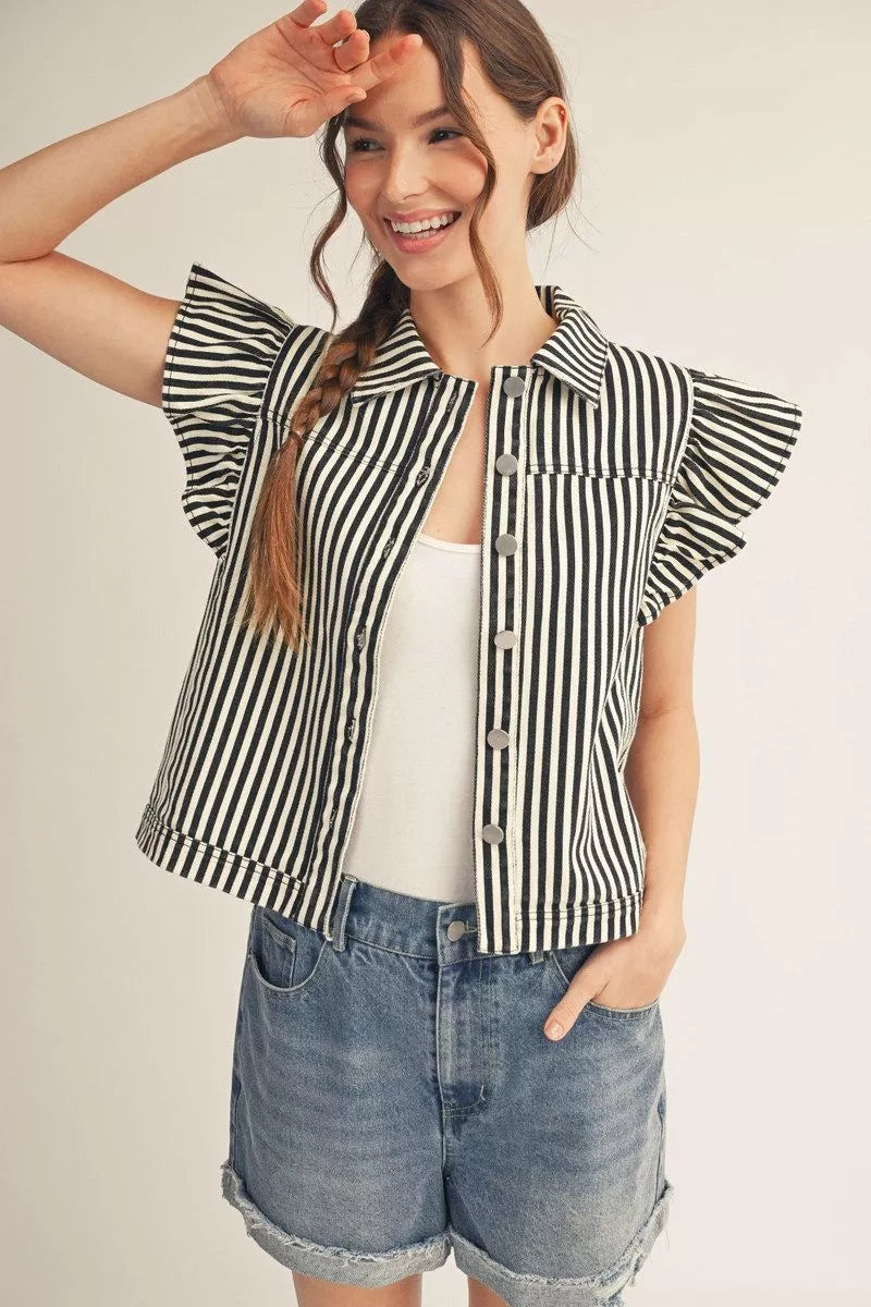 Charming Bliss Stripe Vest