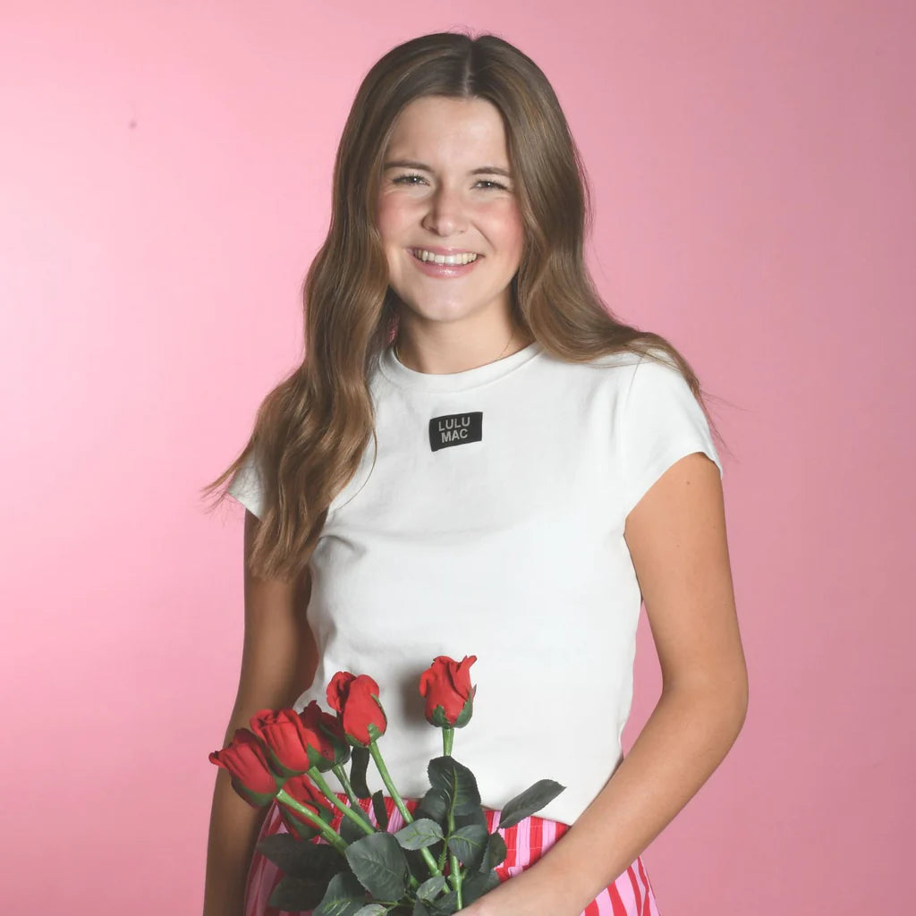 LULU MAC Baby Doll Top: White