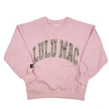 LULU Mac Camo Sweatshirt: Pink
