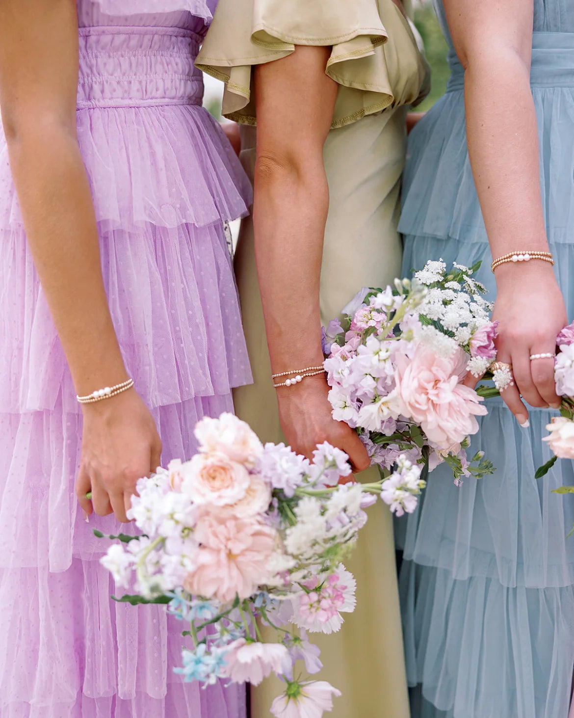 Beaded Blondes: Harper Pearl Bracelet - Gold