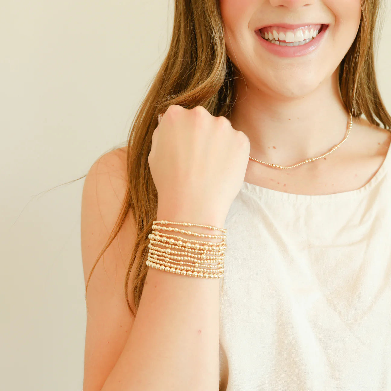 Beaded Blondes: Katy Bracelet - Gold