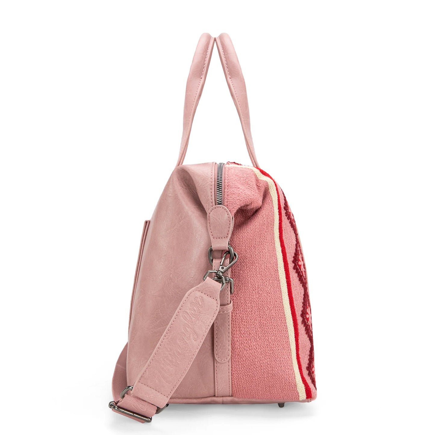 Wrangler Southwestern Print Duffle Bags- Blue, Pink, Brown