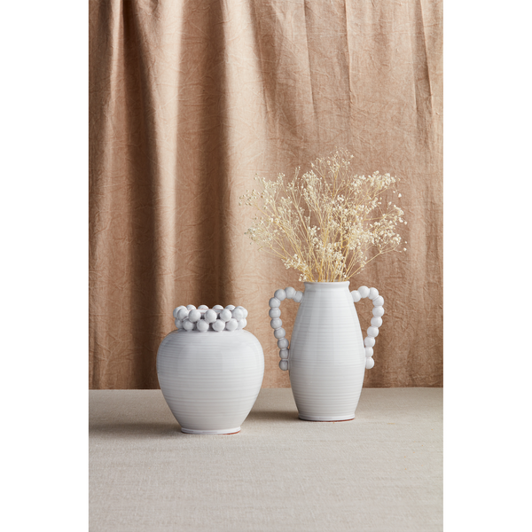 Mud Pie Tall Beaded Vase
