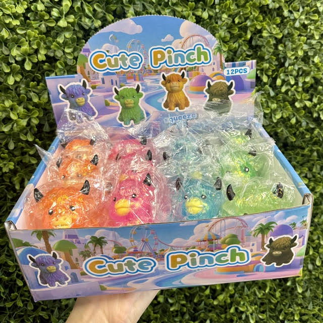 Glitter Highland Cow Squishy