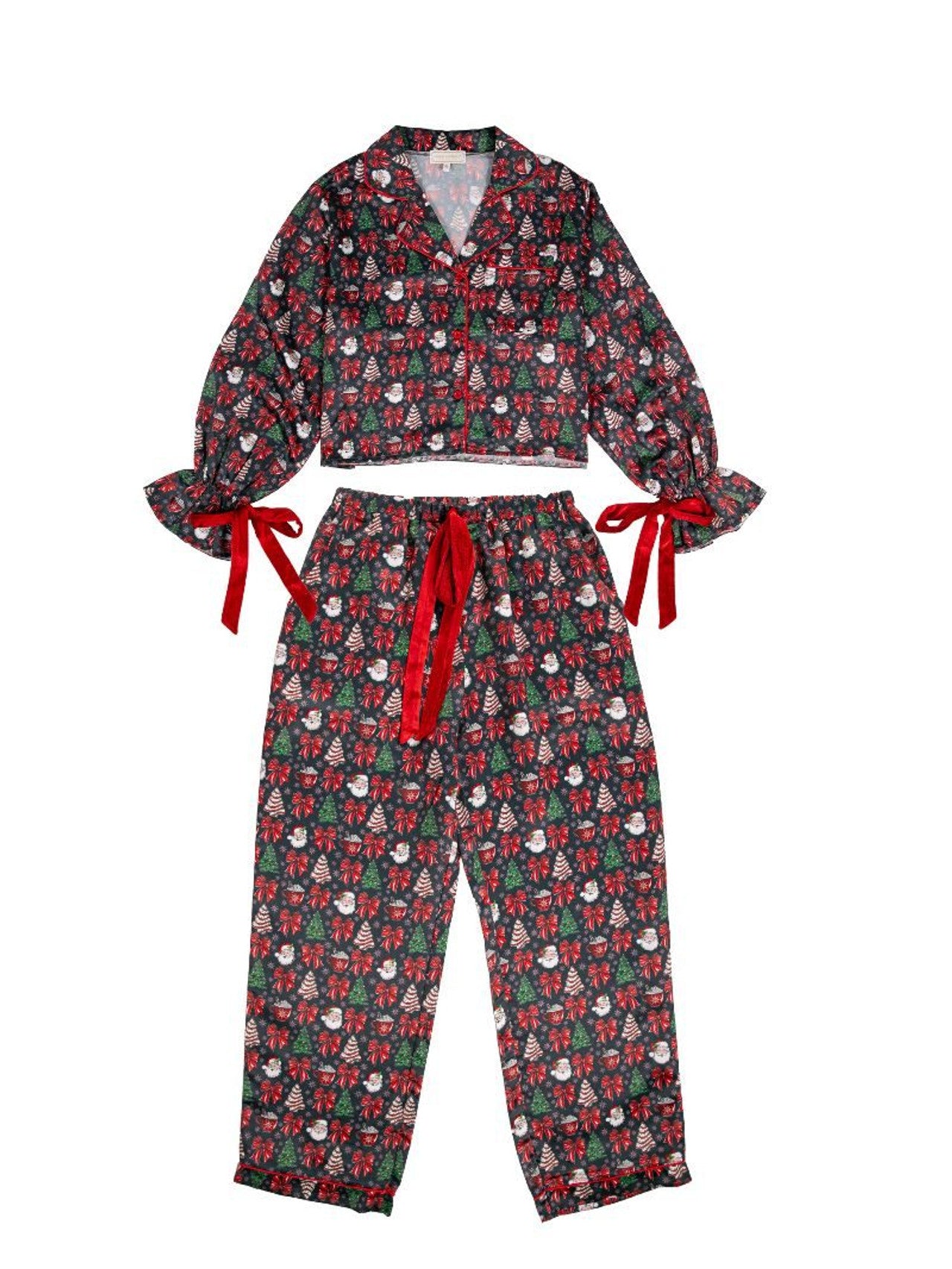 Simply Southern Santa Bow Pajamas