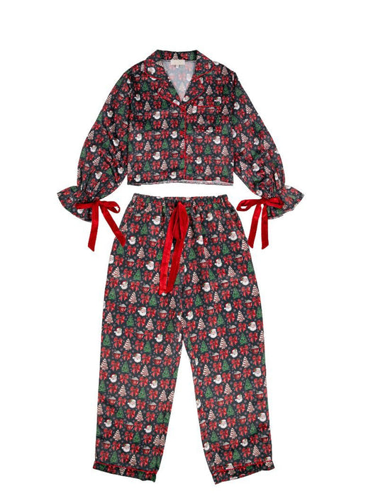 Simply Southern Santa Bow Pajamas