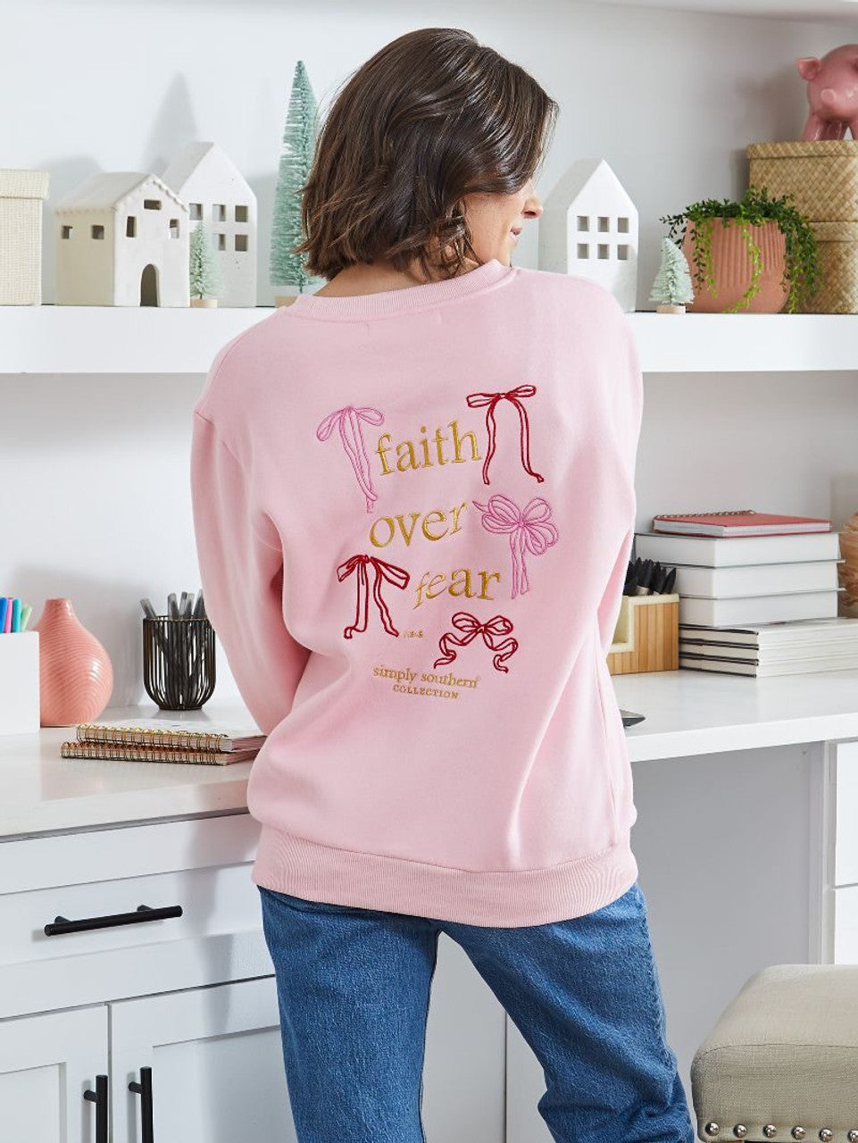 Simply Southern Faith Over Fear Sweatshirt