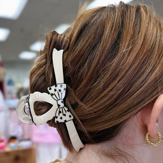 Large Hairclip with Bow