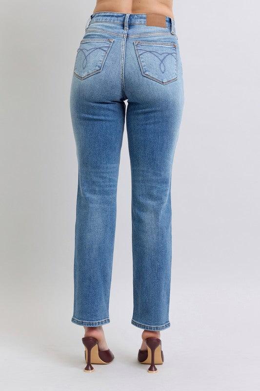 Judy Blue Vintage Wash Straight Jean