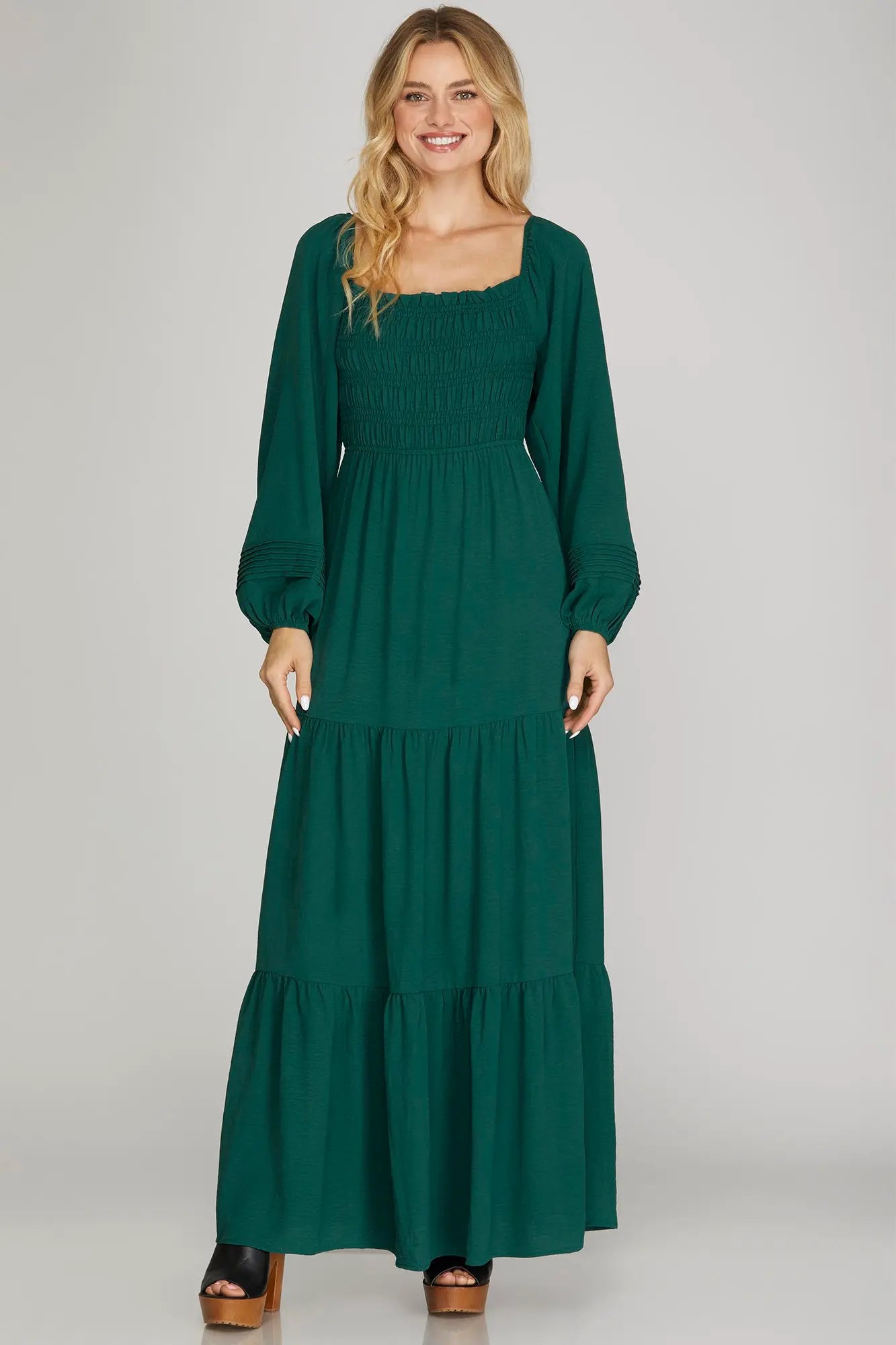 Green Apple maxi Dress