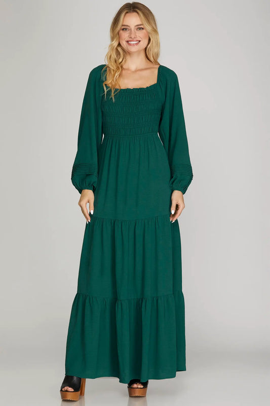 Green Apple maxi Dress