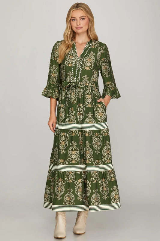 Olive Bliss Maxi Dress