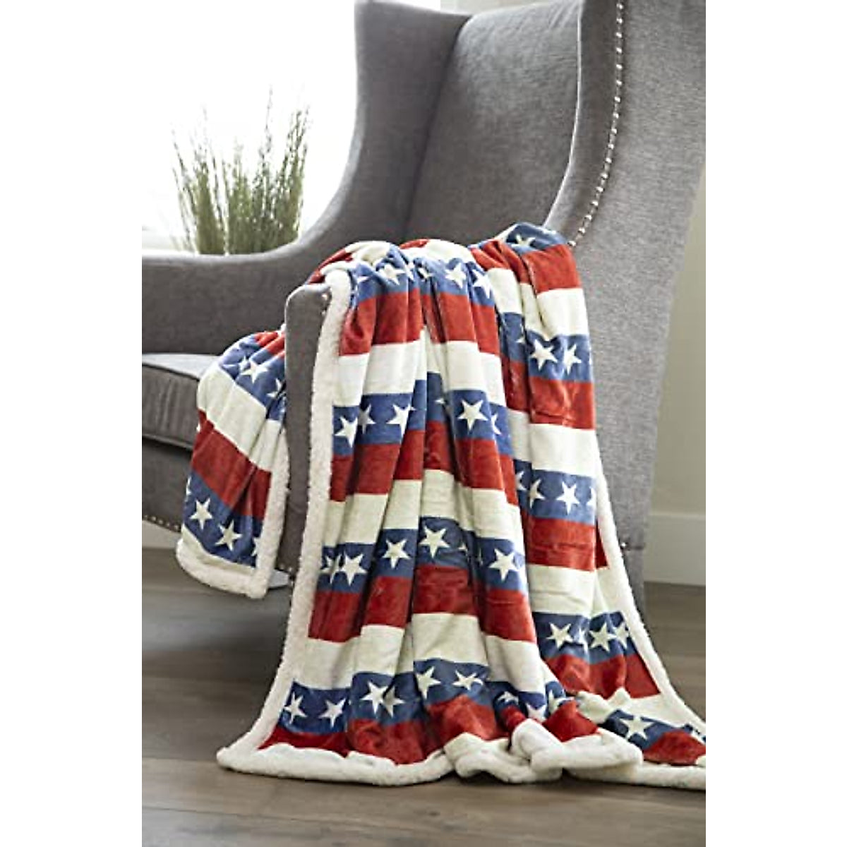 Wrangler Carstens Americana Plush Throw