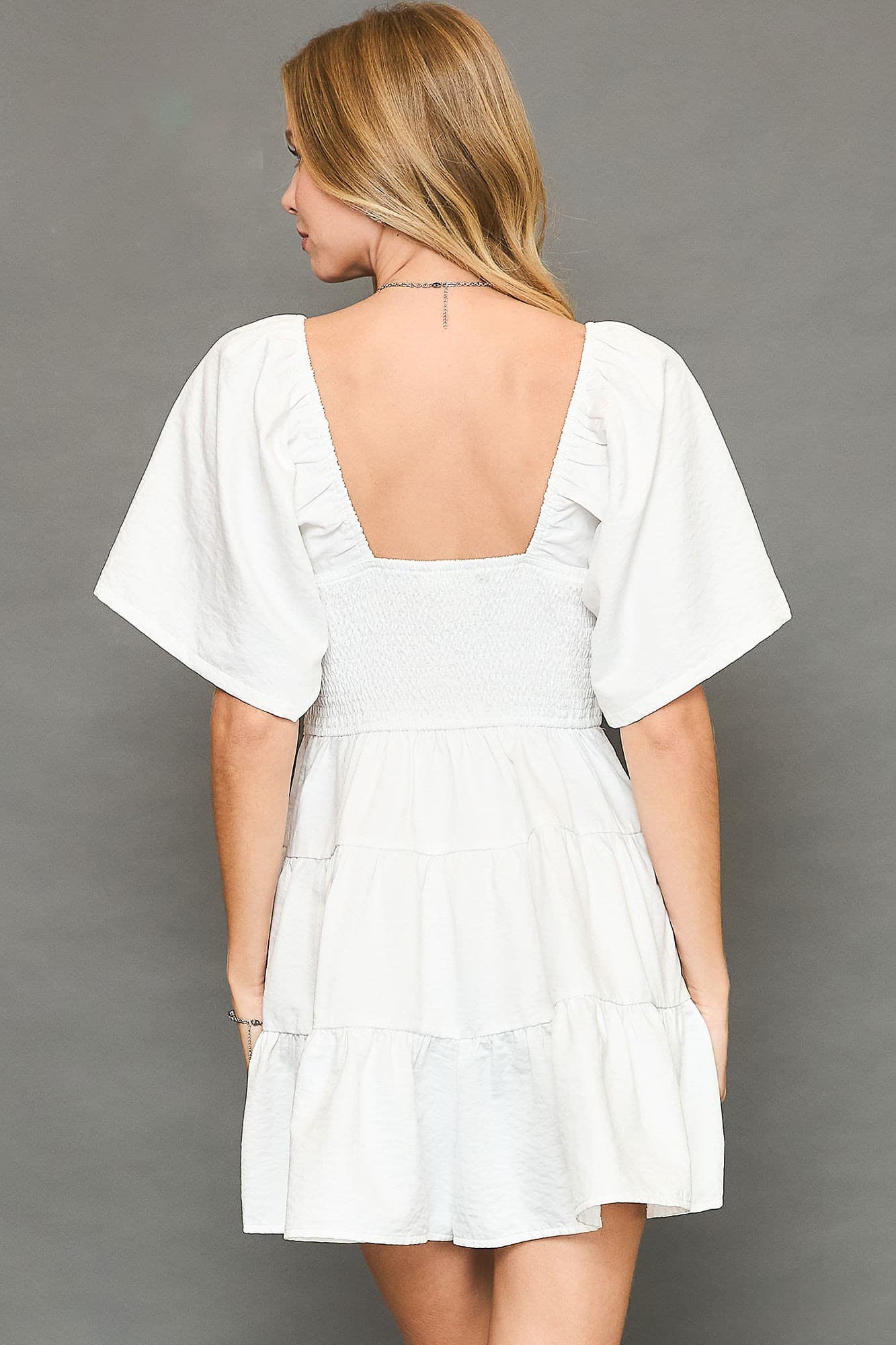 Flirty & Fun White Romper