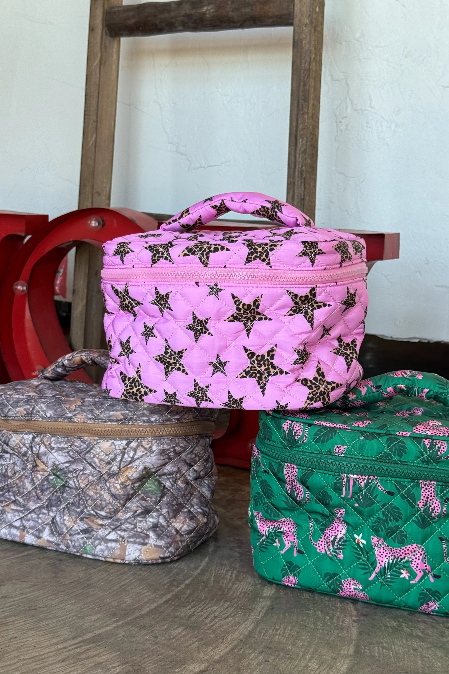 Quilted Cosmetic Bags