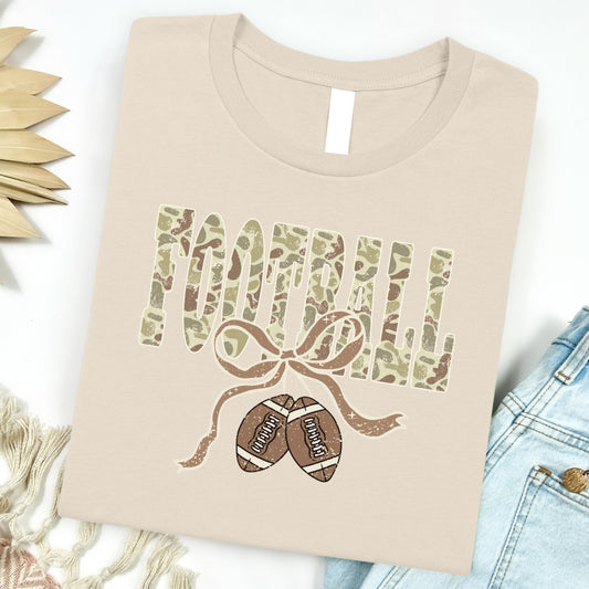 PREORDER: Football Bow Tee