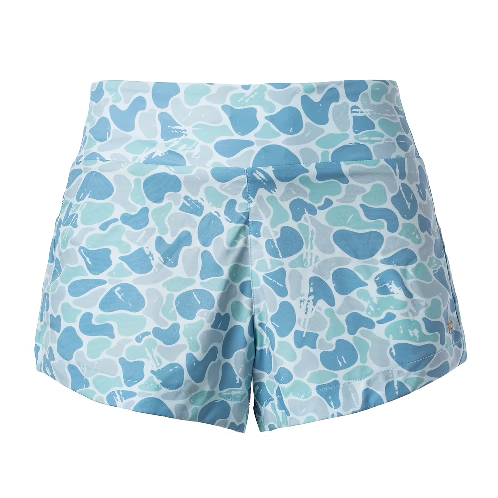 FieldStone Women's Athletic Short: Saltwater Camo