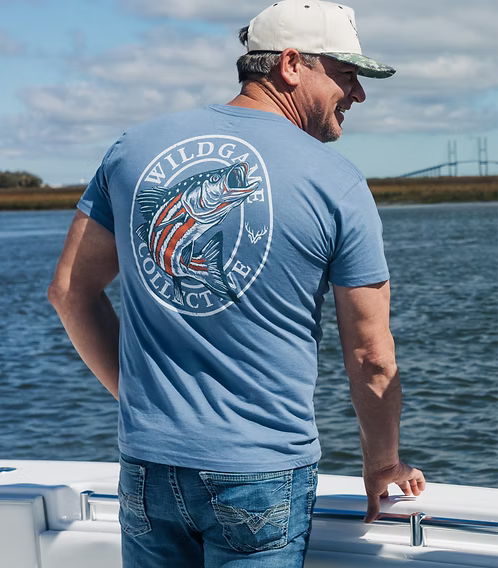 Wildgame Flag Bass tee