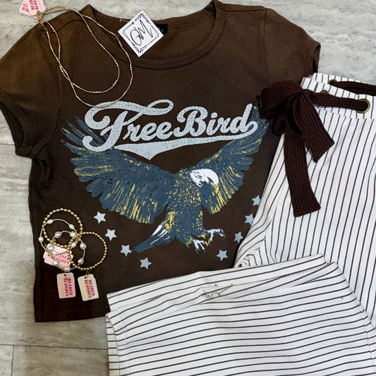 Free Bird Acid Was Baby Doll Tee