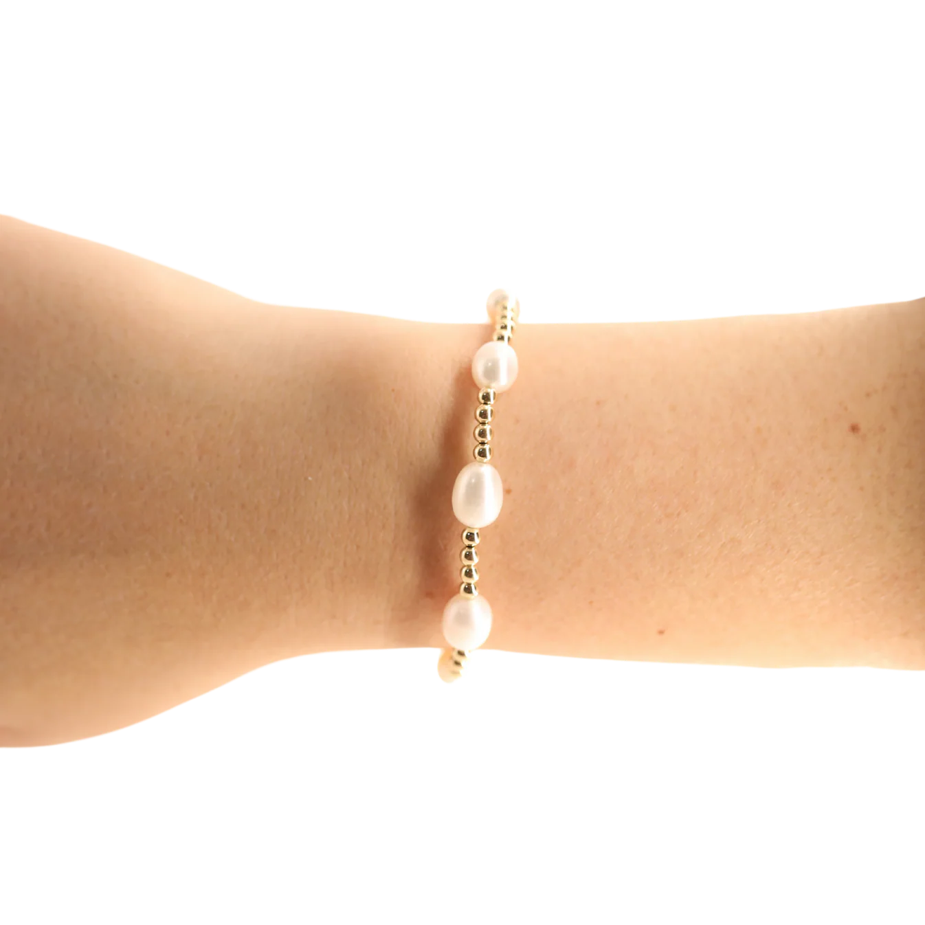 Beaded Blonds Ellie Pearl Bracelet