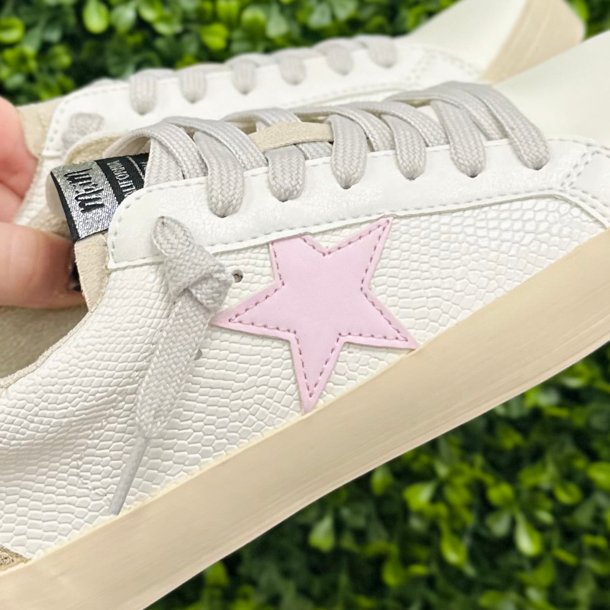 Sofia Pink Star Sneakers