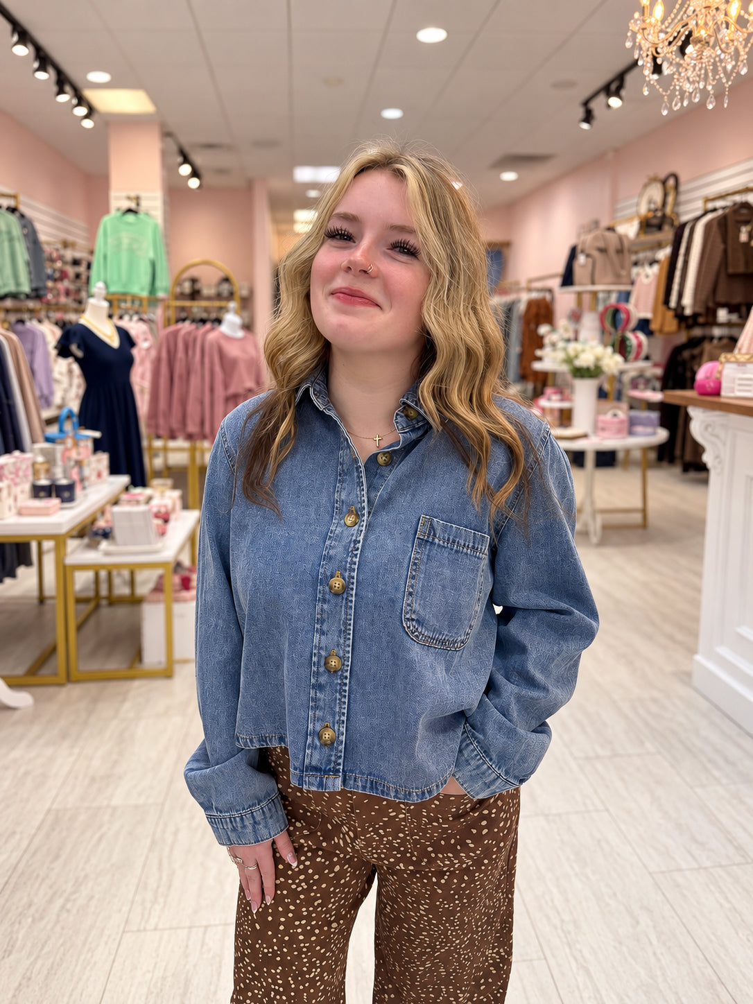 Denim Daydream Top