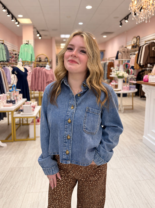 Denim Daydream Top
