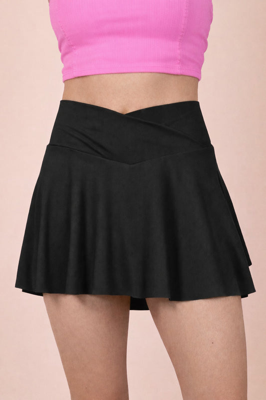 Layered Athletic Skirt: 2 Colors
