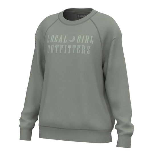 Local Girl Moon Cotton Crewneck