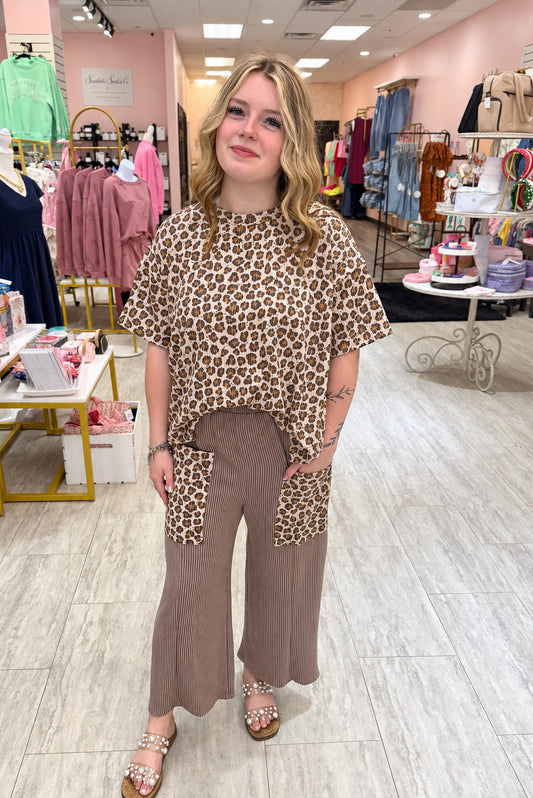 Everyday Leopard Comfort Pant