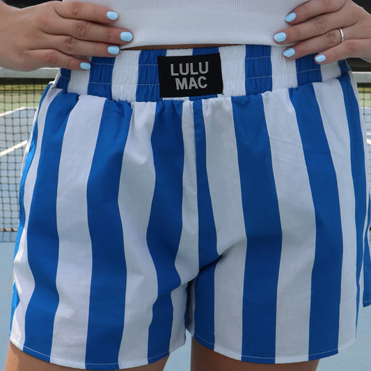 Lulu Mac Darby Boxer Short: Royal Blue